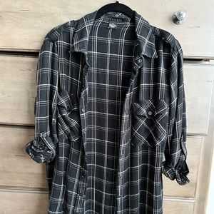 Sanctuary XS Boyfriend Shirt button up